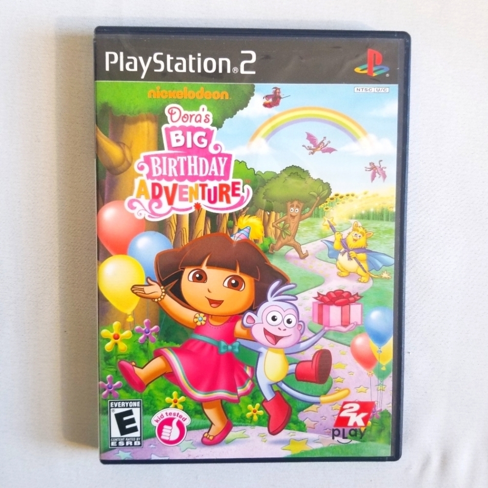 Nickelodeon Dora's Big Birthday Adventure  Playstation 2 Video Game Rated E